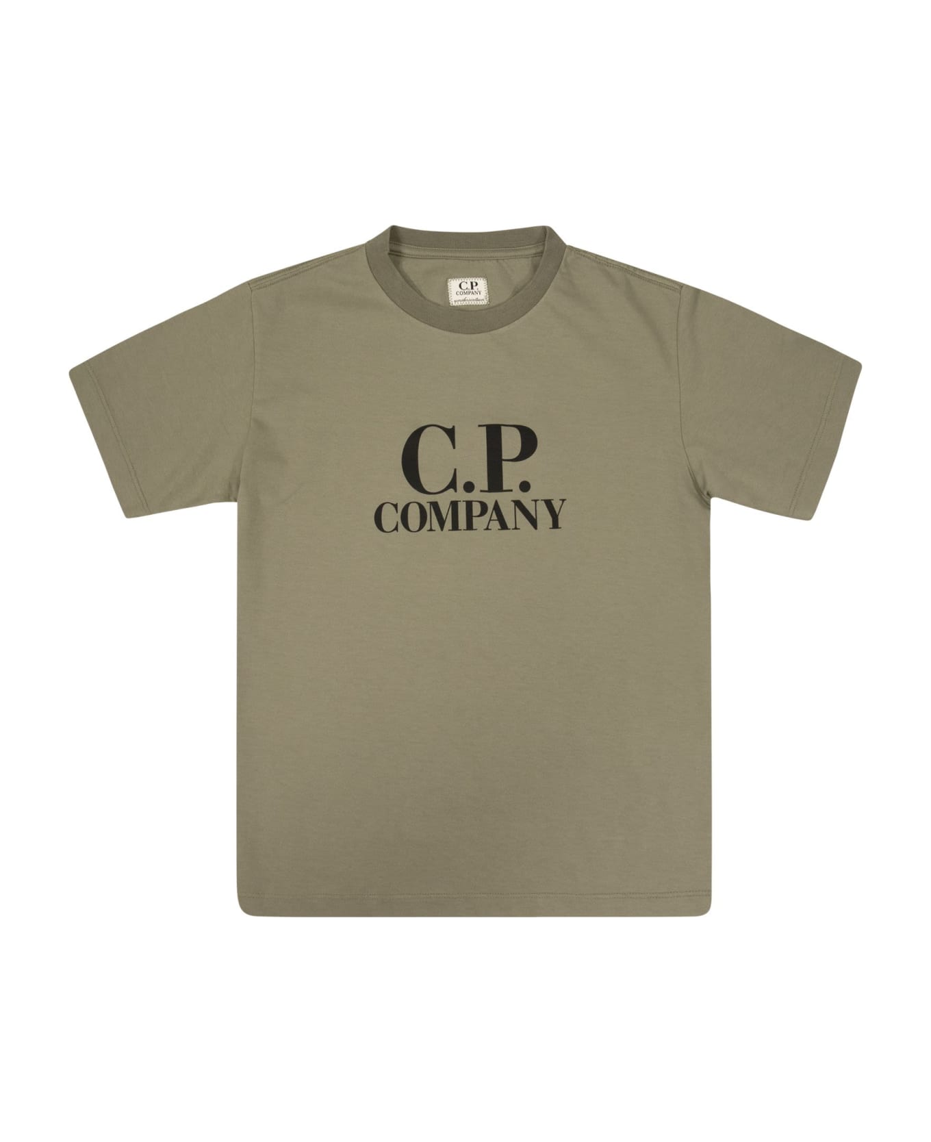 C.P. Company T-shirt With Goggle Print On The Back - Green Tシャツ＆ポロシャツ