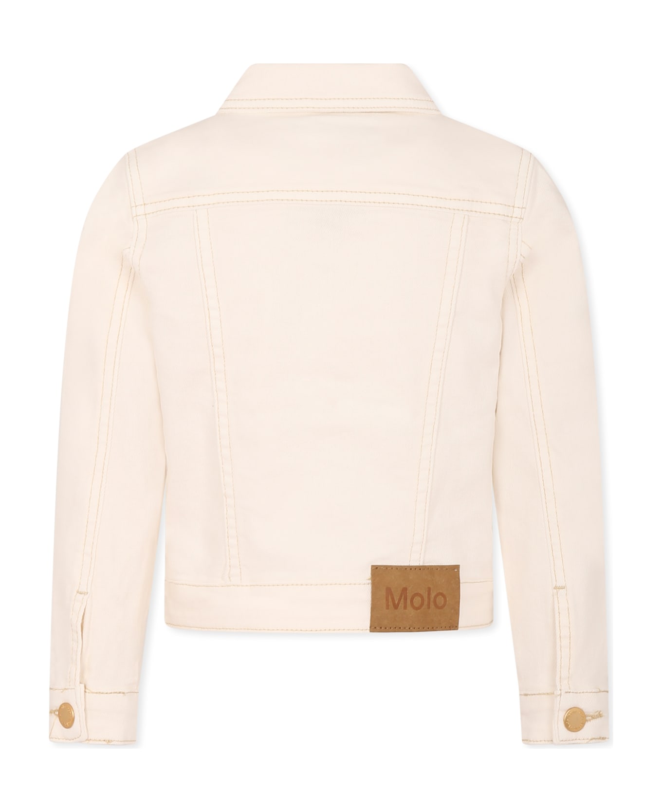 Molo Ivory Jacket For Kids - Ivory