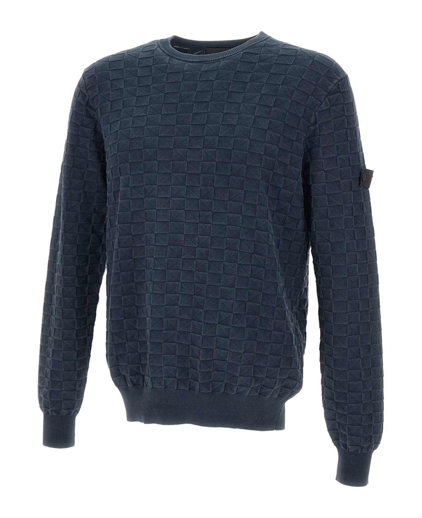 Peuterey "omnium" Cotton Sweater - BLUE