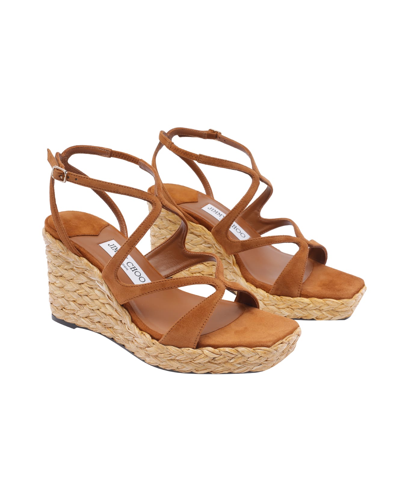 Jimmy Choo Ayla Wedges - Brown