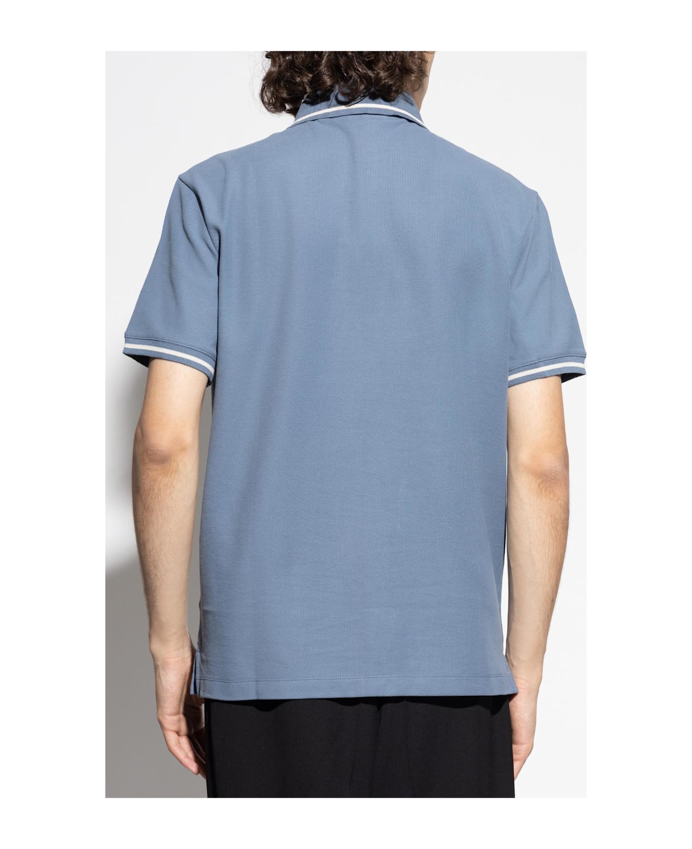 Emporio Armani Cotton Polo - Blue