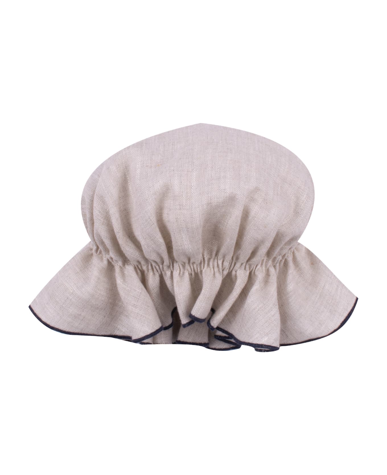 La stupenderia Linen Hat - Beige アクセサリー＆ギフト