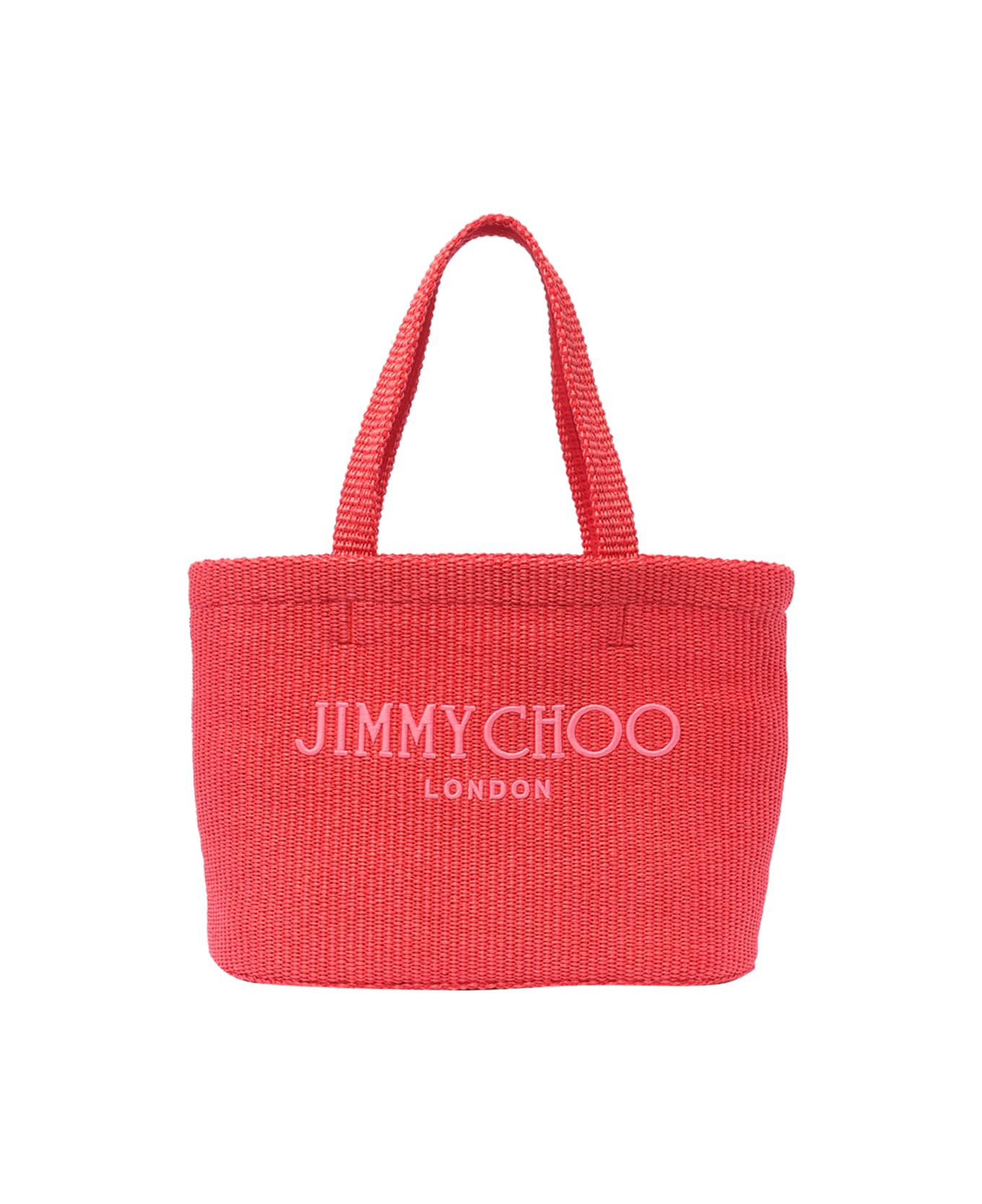 Jimmy Choo E/w Beach Tote - Red