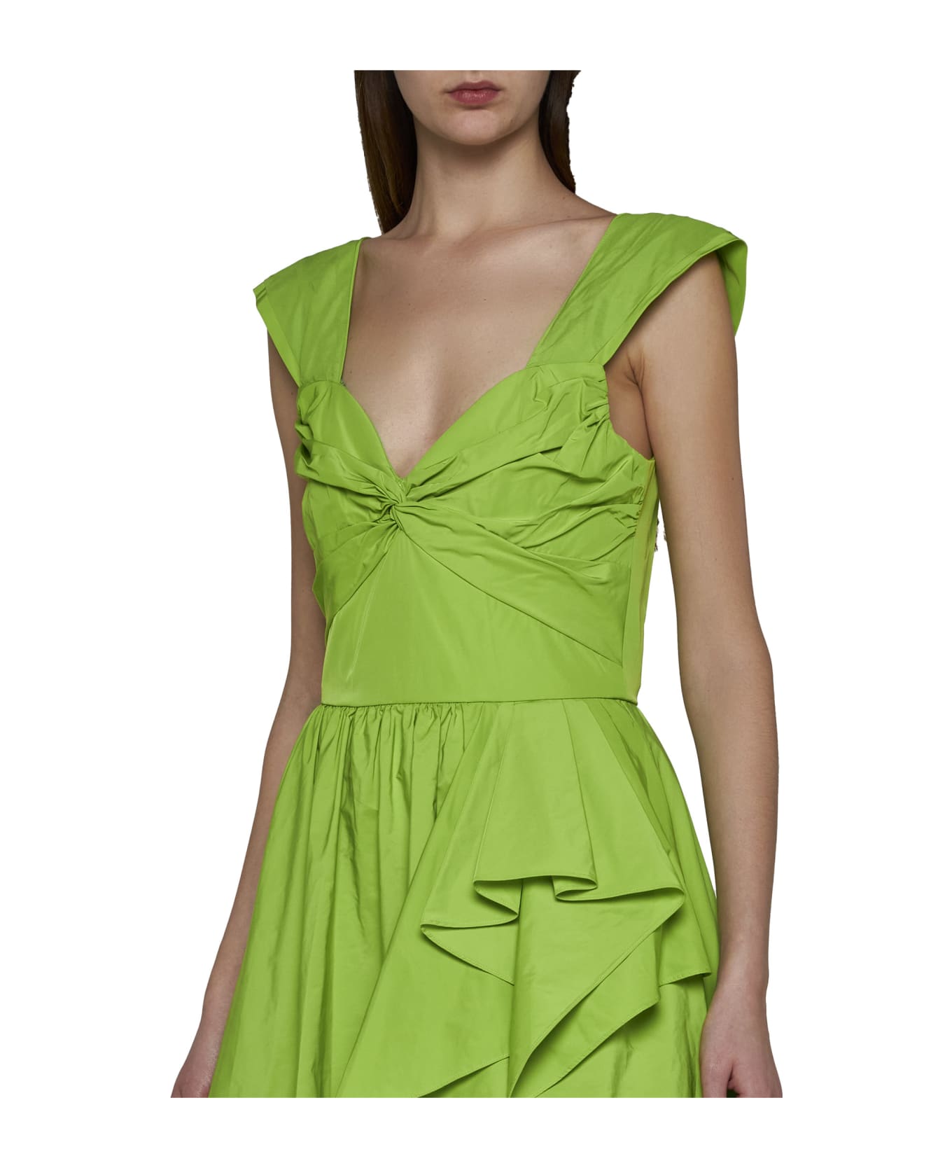 Marchesa Notte Dress - Spring green