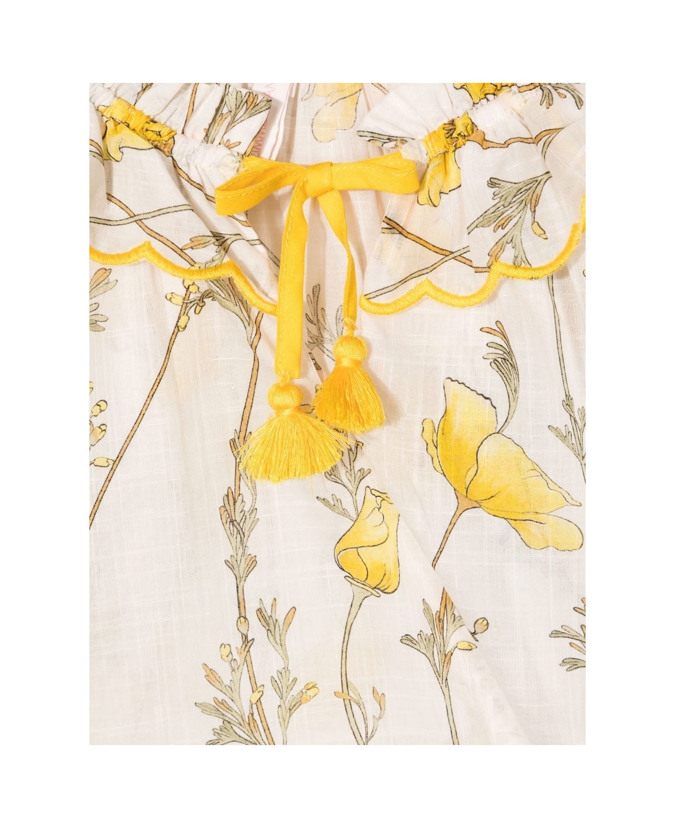 Zimmermann Cotton Dress - Yellow