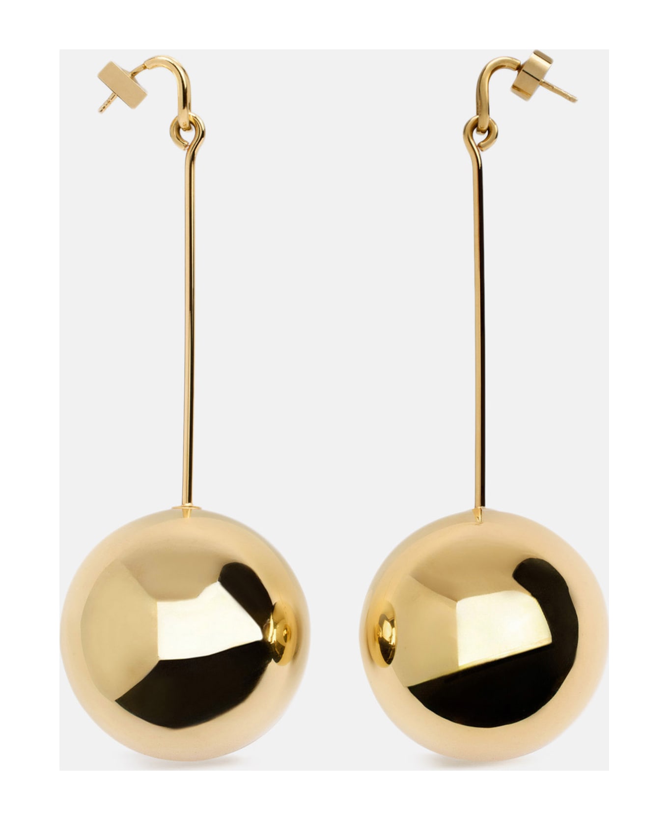 Jacquemus Les Grandes Boucles Nodo Earrings - Golden