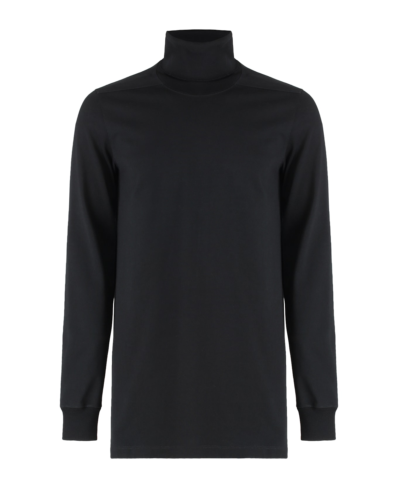 Long Sleeve Cotton Turtleneck - Thumbnail 2