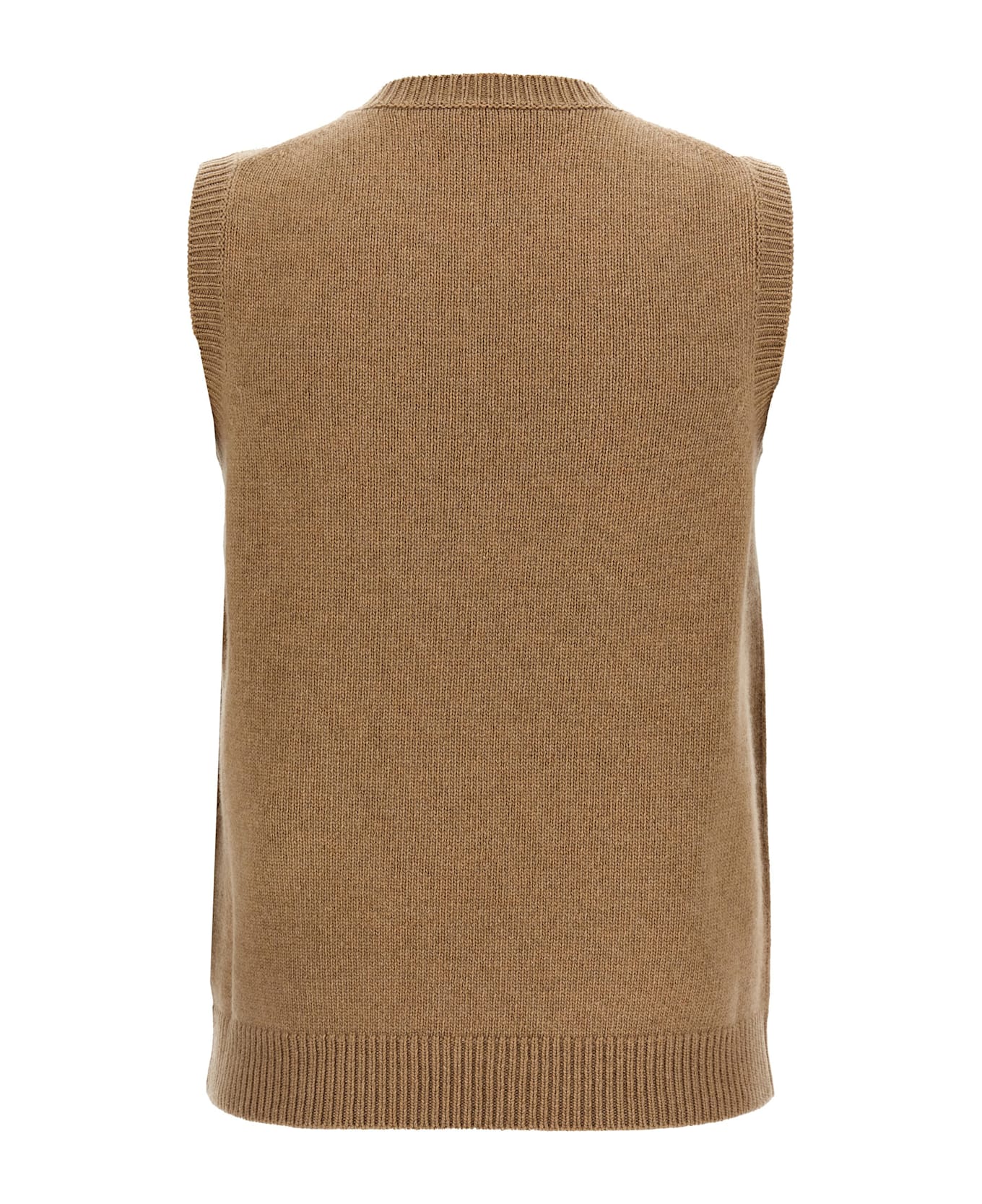 Gucci Logo Plaque Vest - Beige