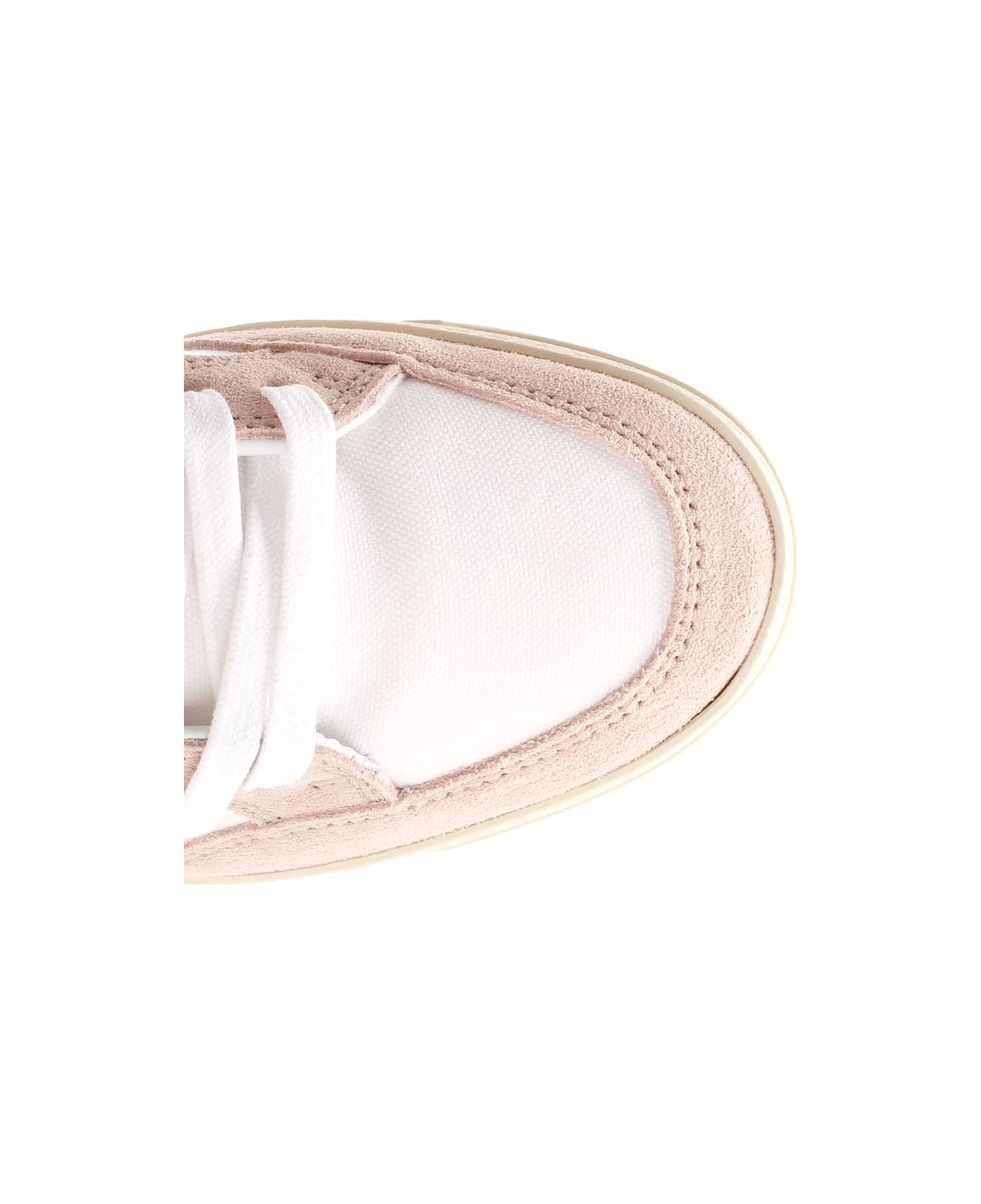 Off-White 5.0 Off Court Suede/ Canvas Sneaker White - Rose - White