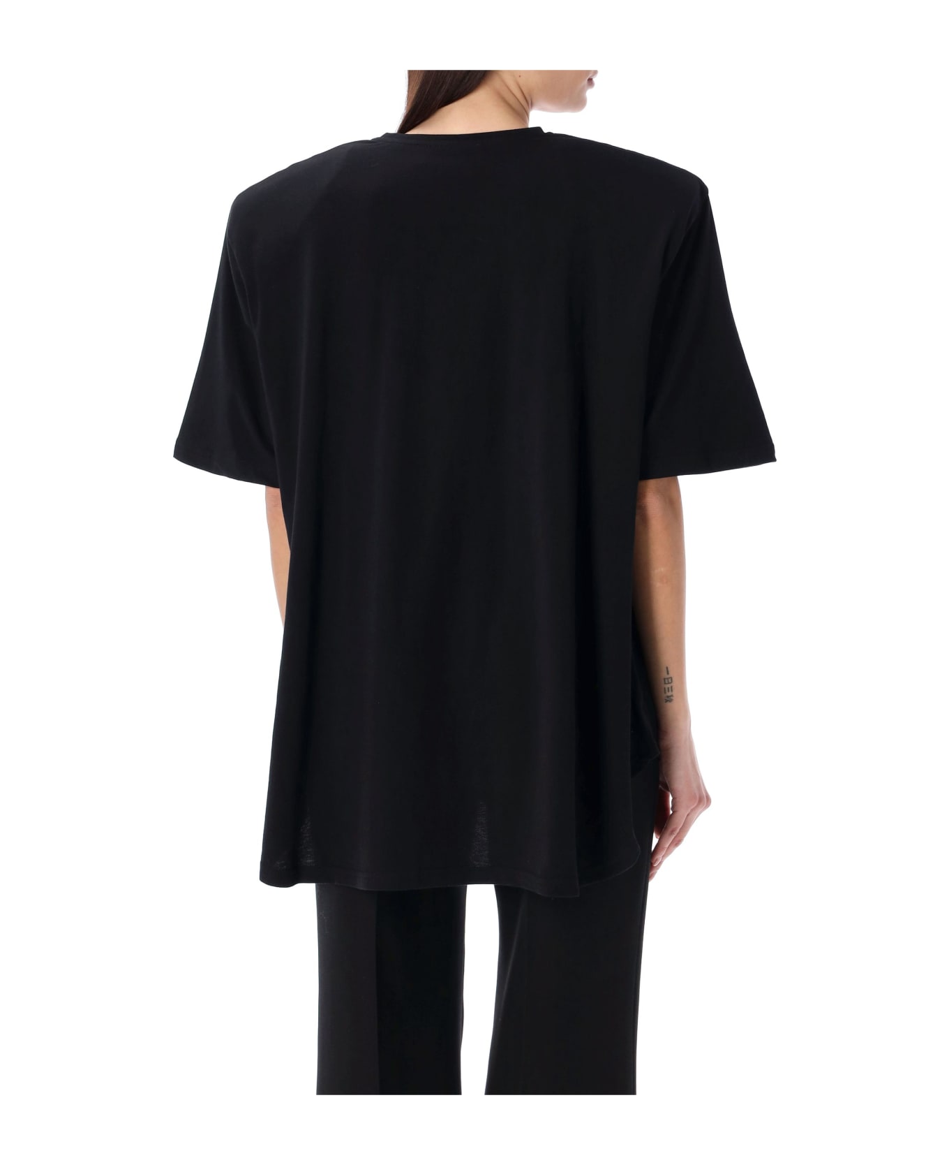 Alexandre Vauthier Padded T-shirt - BLACK Tシャツ