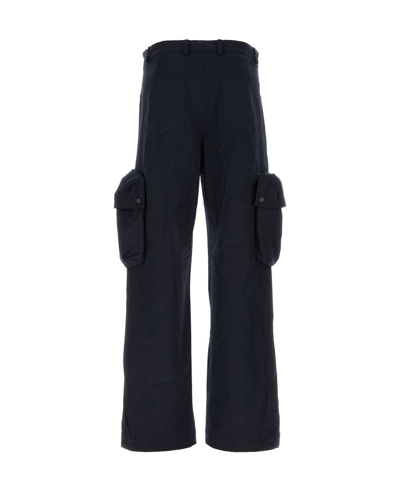 Botter Midnight Blue Stretch Cotton Cargo Pant - COTTON STRETCH NAVY ボトムス