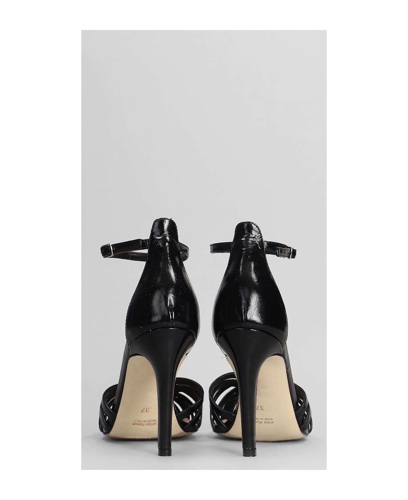 The Seller Sandals In Black Leather - black