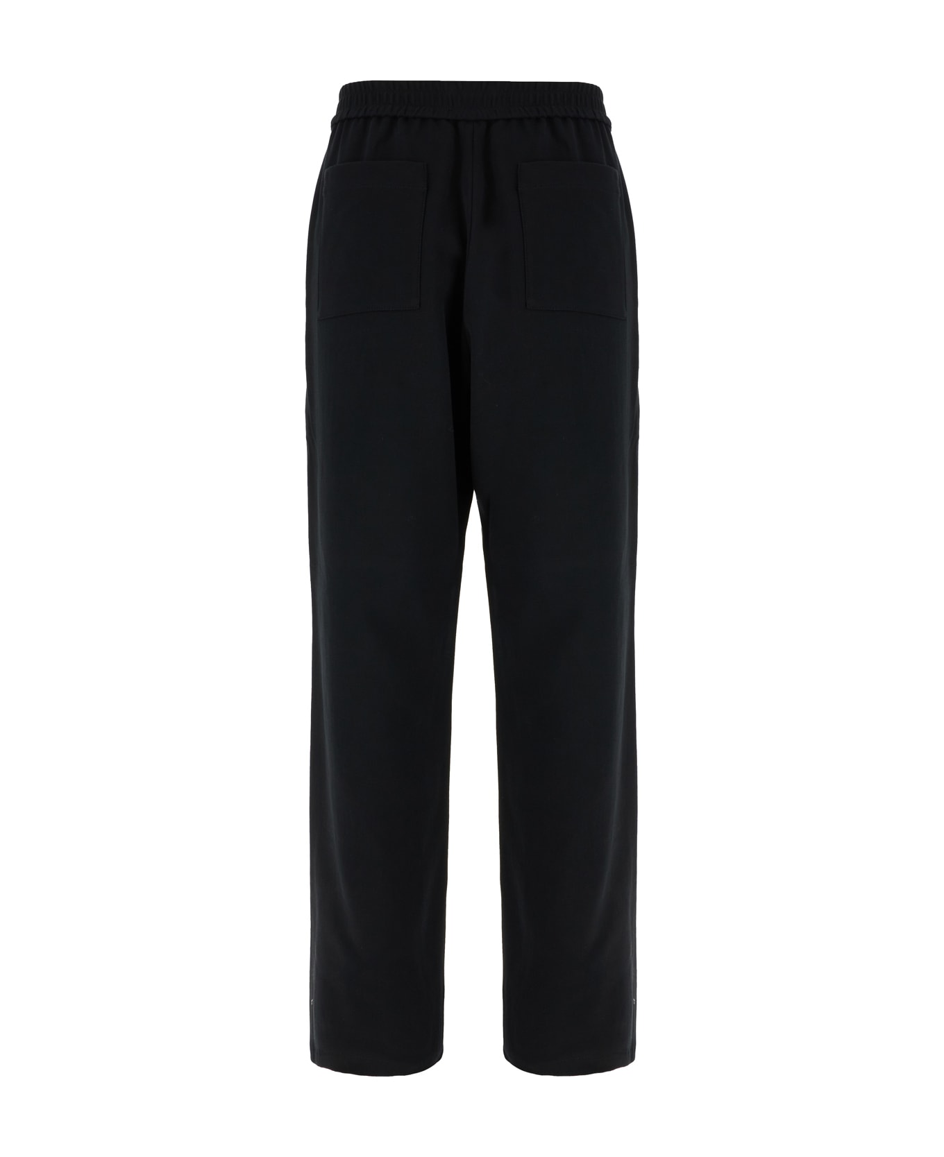 Ami Alexandre Mattiussi Black Cotton Pants - BLACK