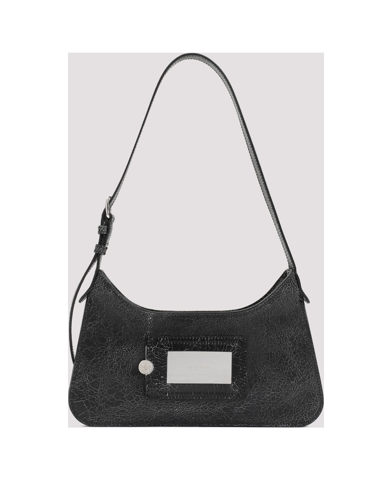 Acne Studios Platt Zip-up Shoulder Bag - Black