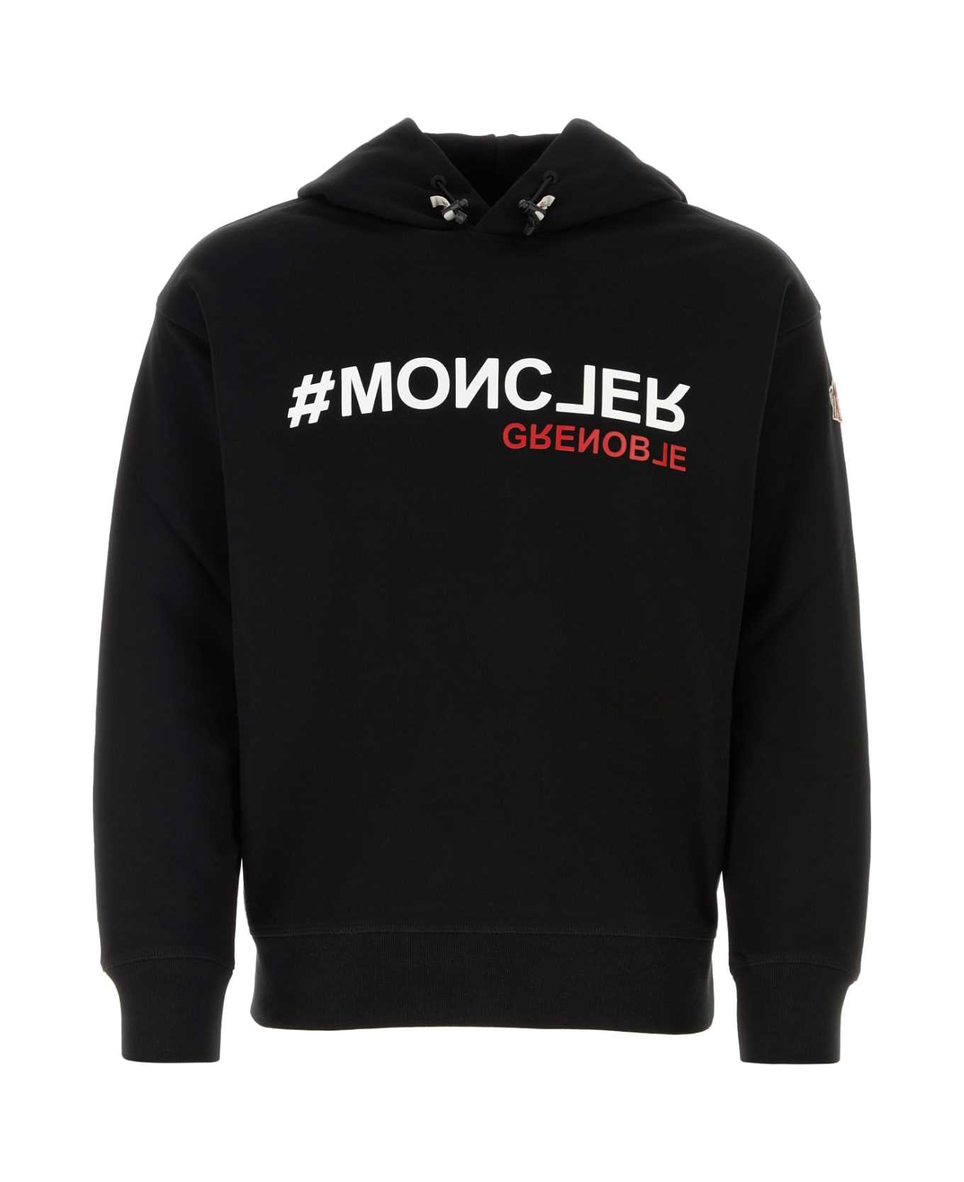 Moncler Black Cotton Sweatshirt - 999