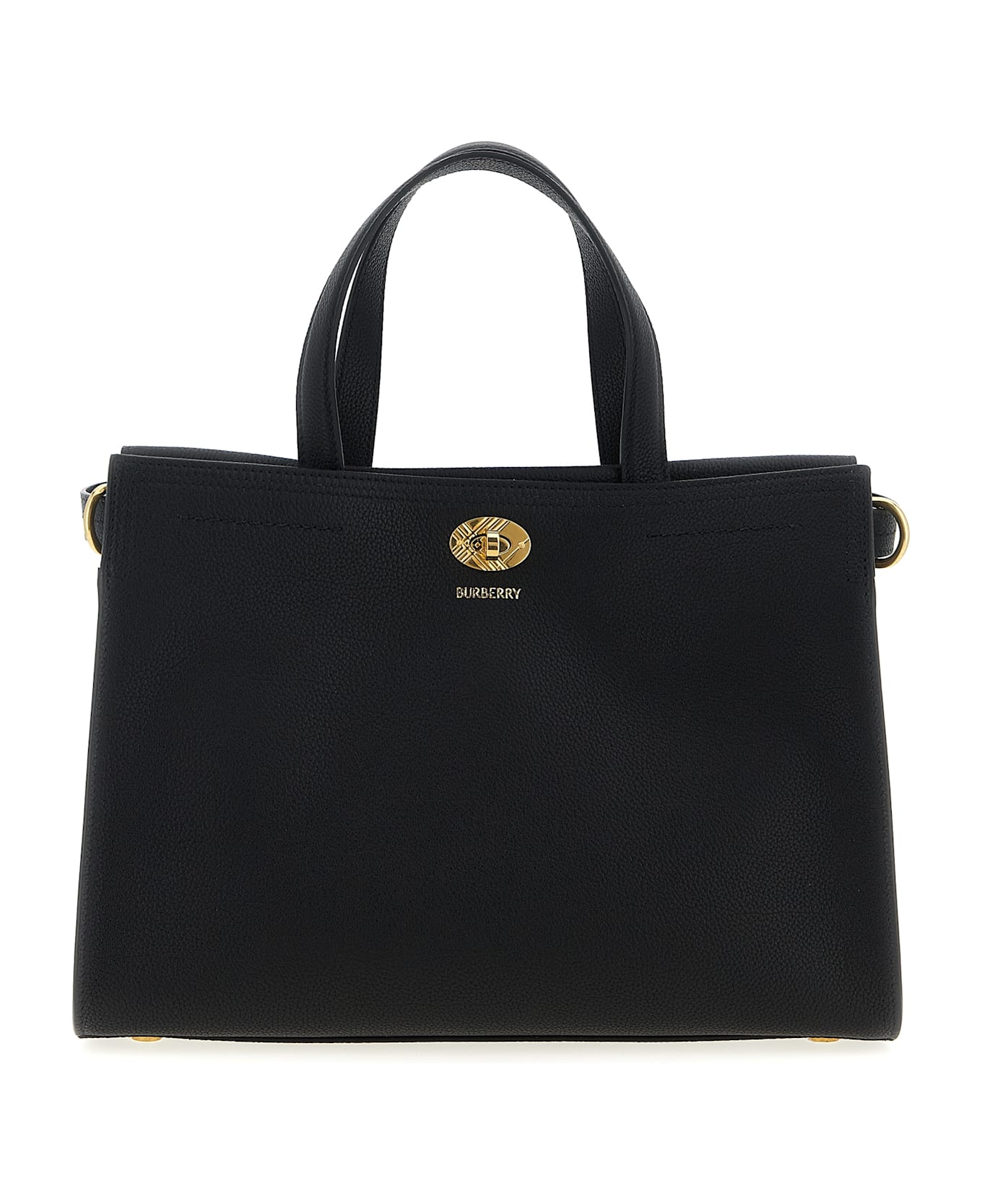Burberry Small 
cotswolds
 Shopping Bag - Black   トートバッグ