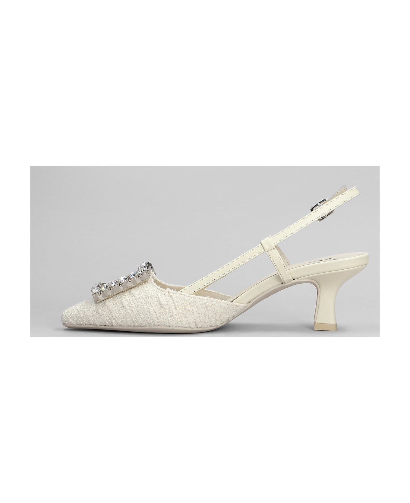 Roberto Festa Stefi Pumps In Beige Fabric - beige