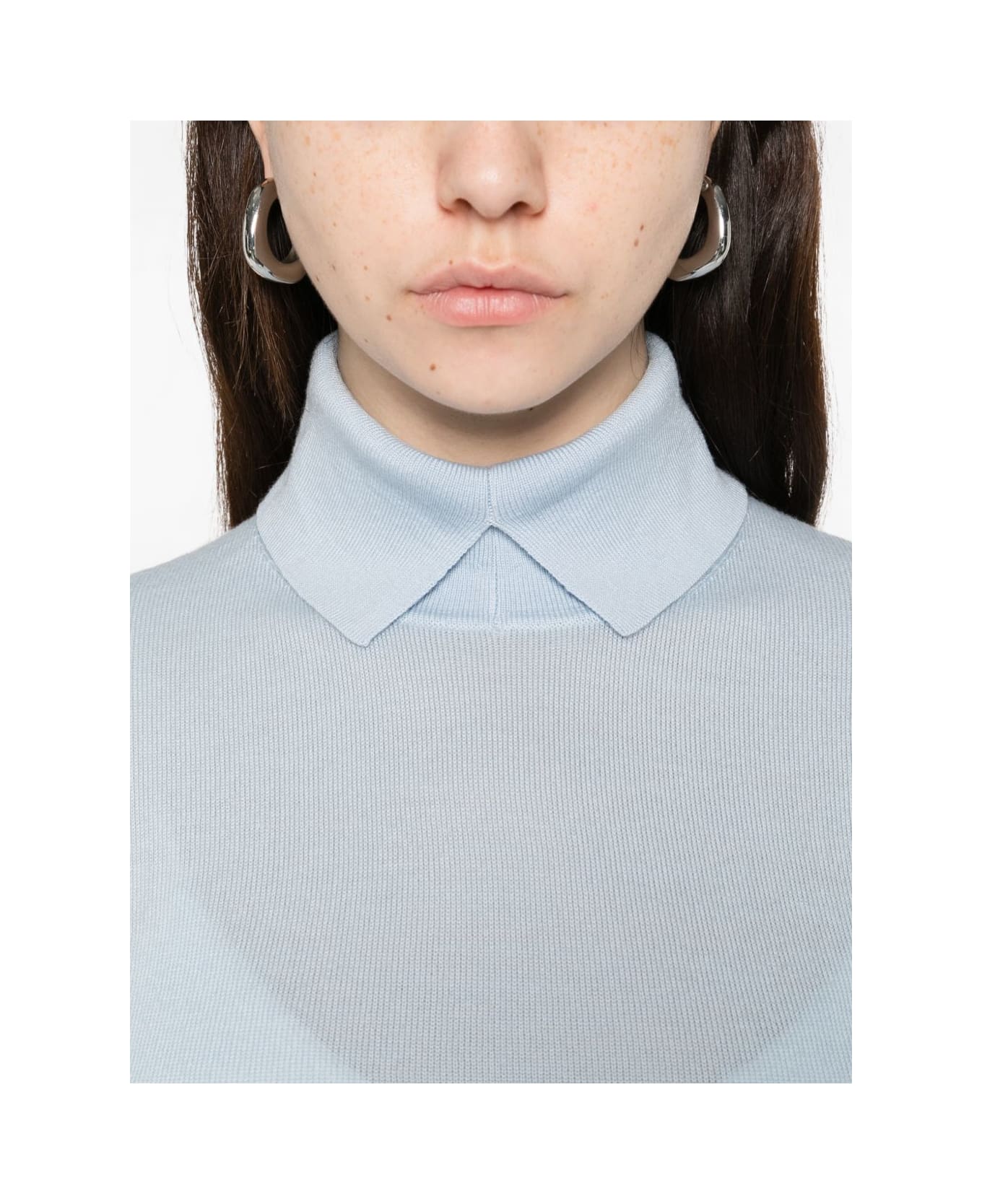 Herskind Perry Wool Sweater - Clear Blue