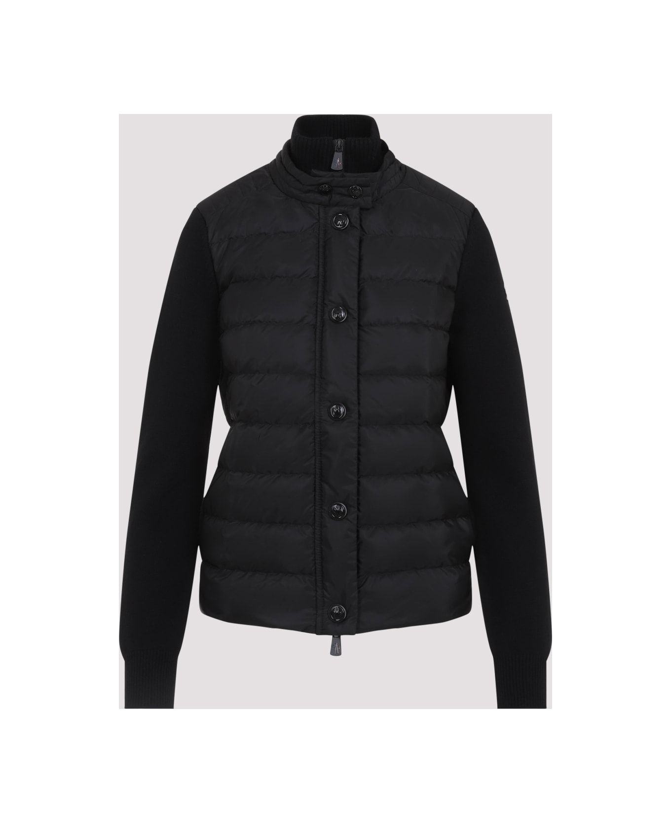 Moncler Grenoble Moncler Padded Wool Cardigan - Black