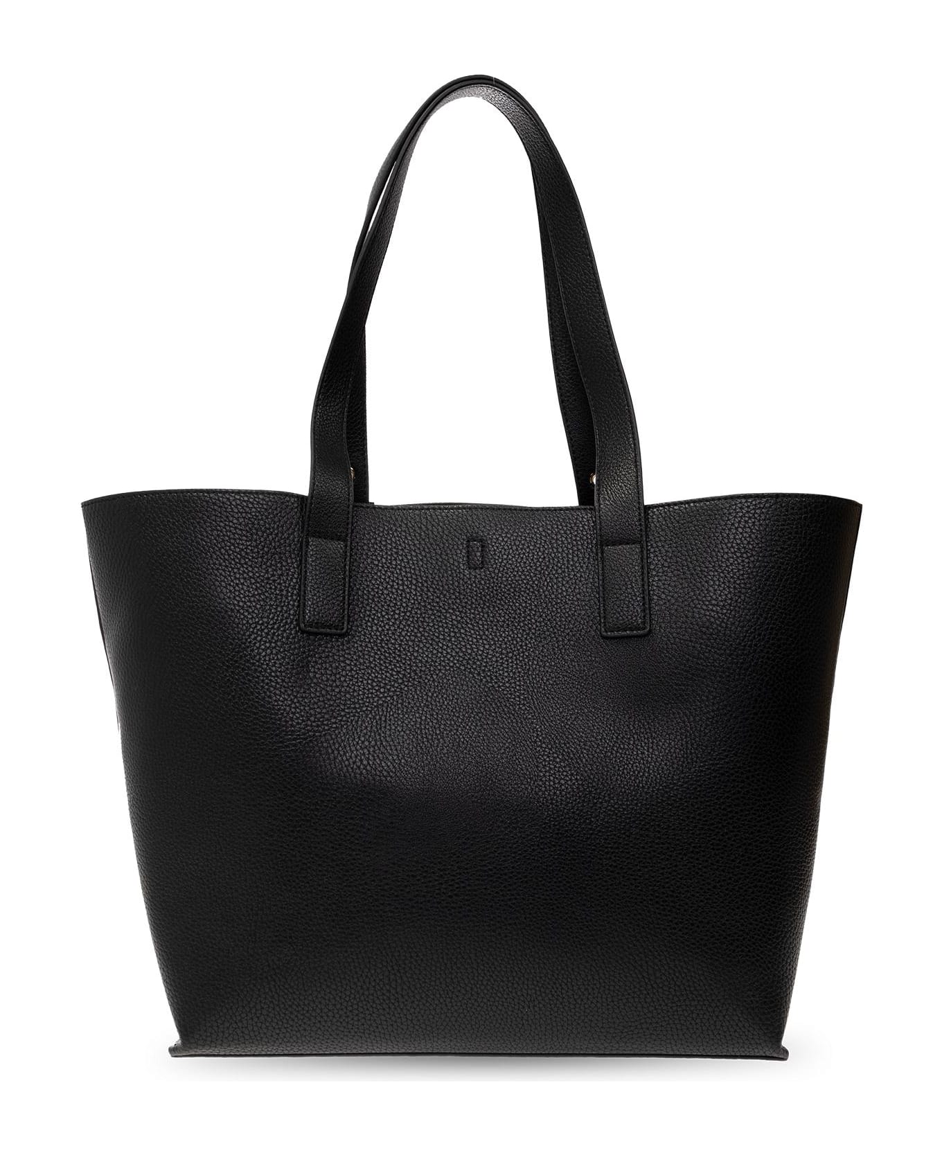 Versace Jeans Couture Buckle Detailed Tote Bag - NERO