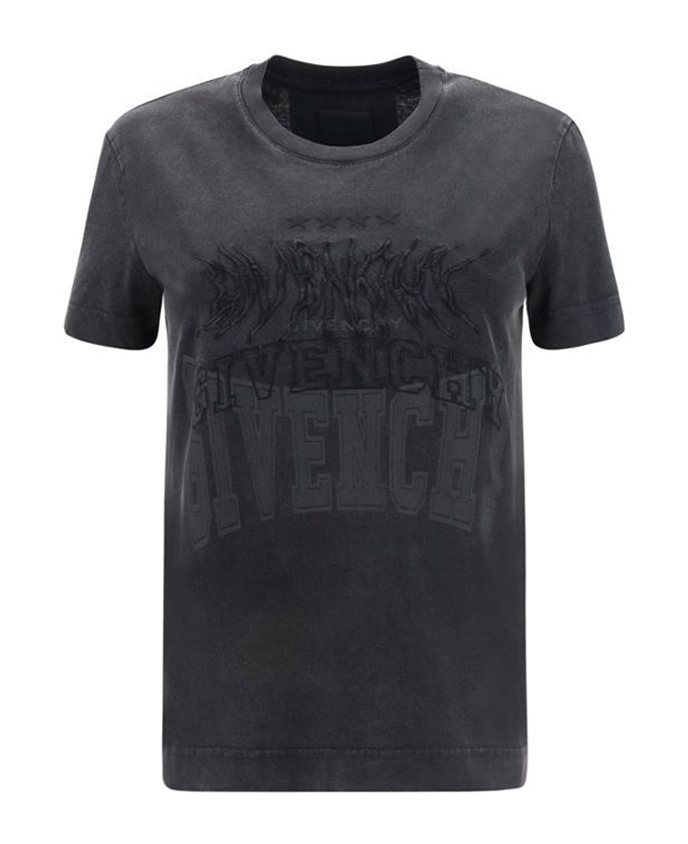 Givenchy Cotton Logo T-shirt - Black Tシャツ
