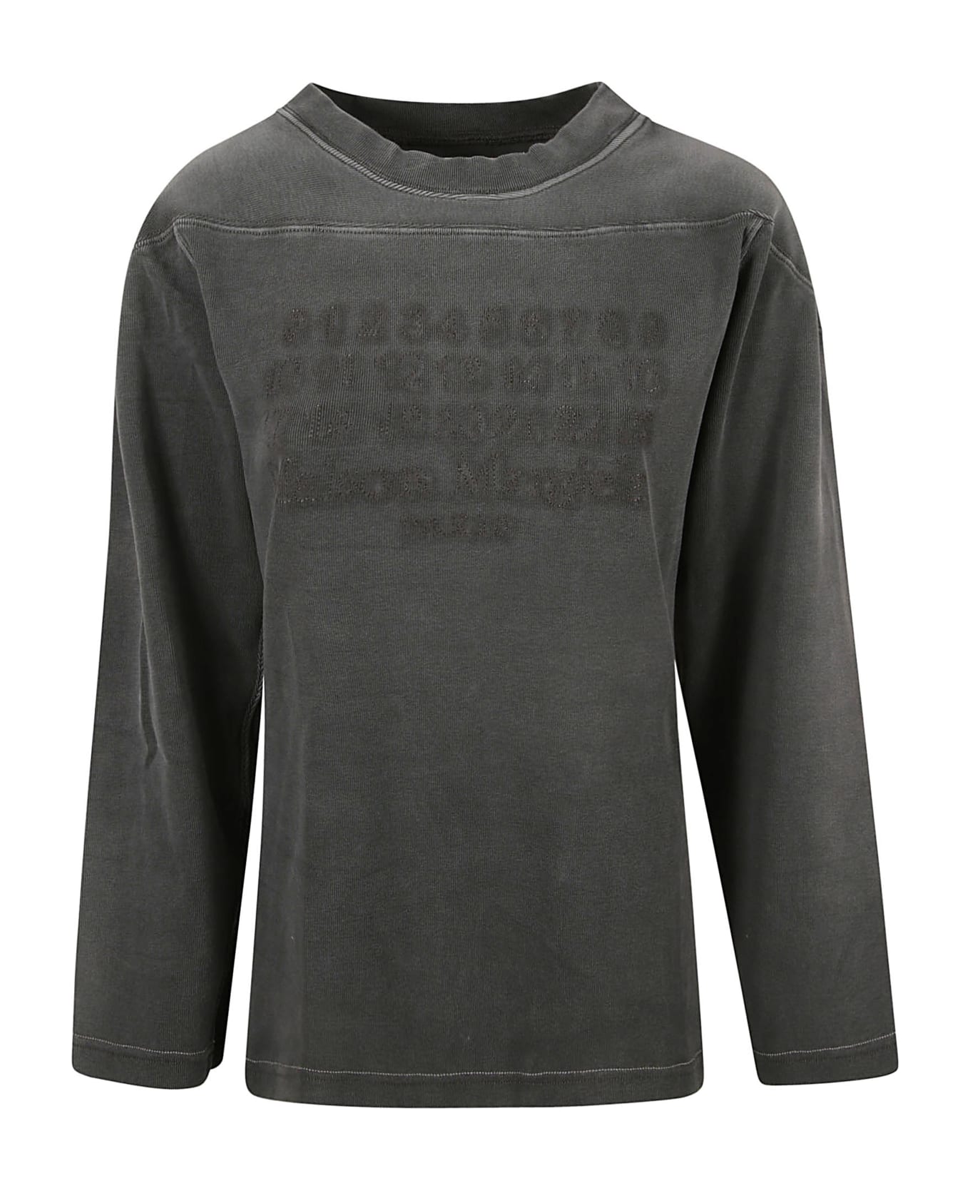 Maison Margiela Logo Sweatshirt - Black フリース