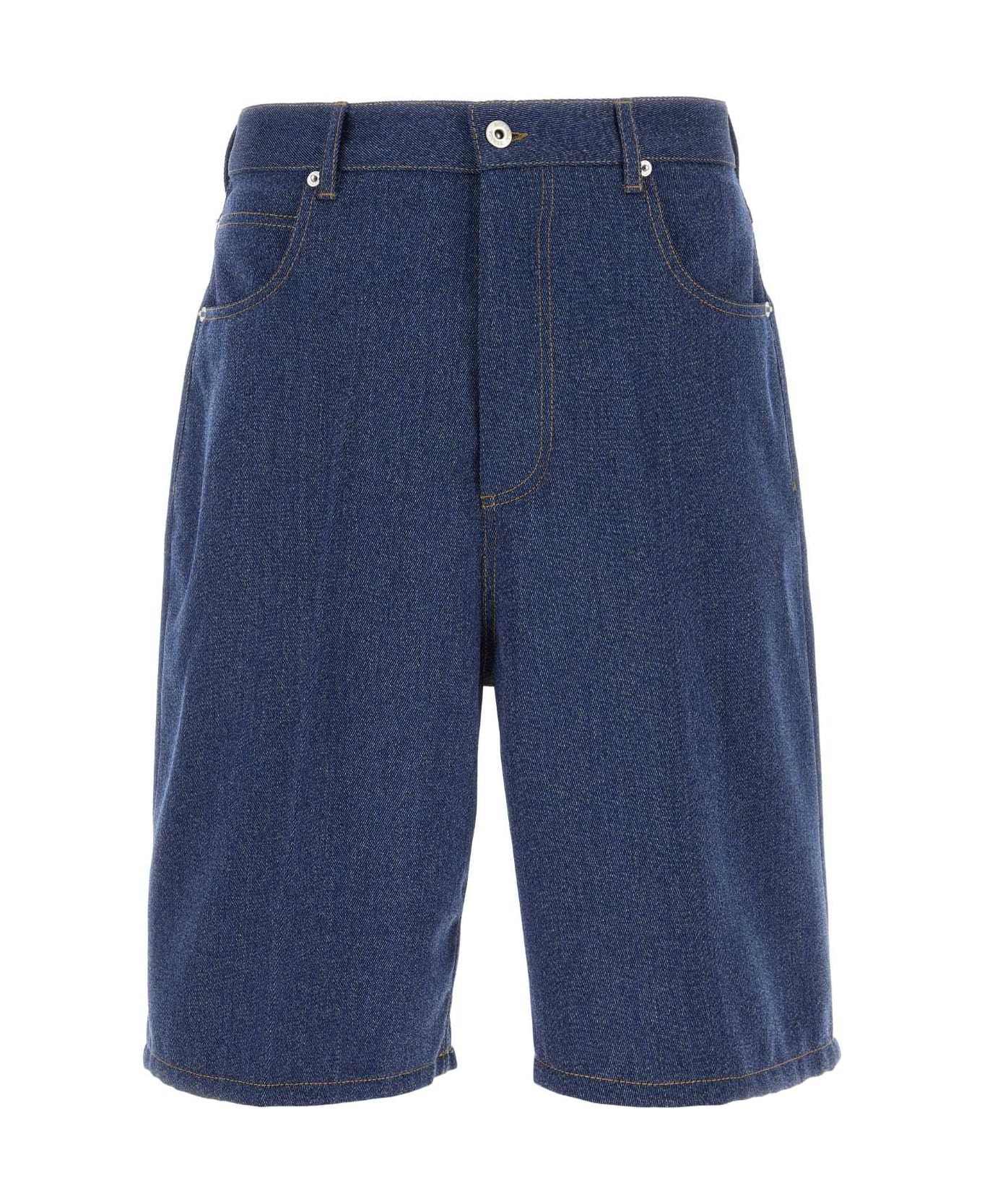 Bottega Veneta Denim Bermuda Shorts - INDIGO