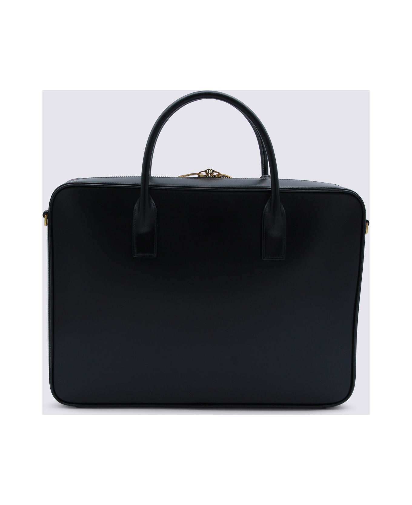 Saint Laurent Black Leather Sac De Jour Large Top Handle Bag - Black