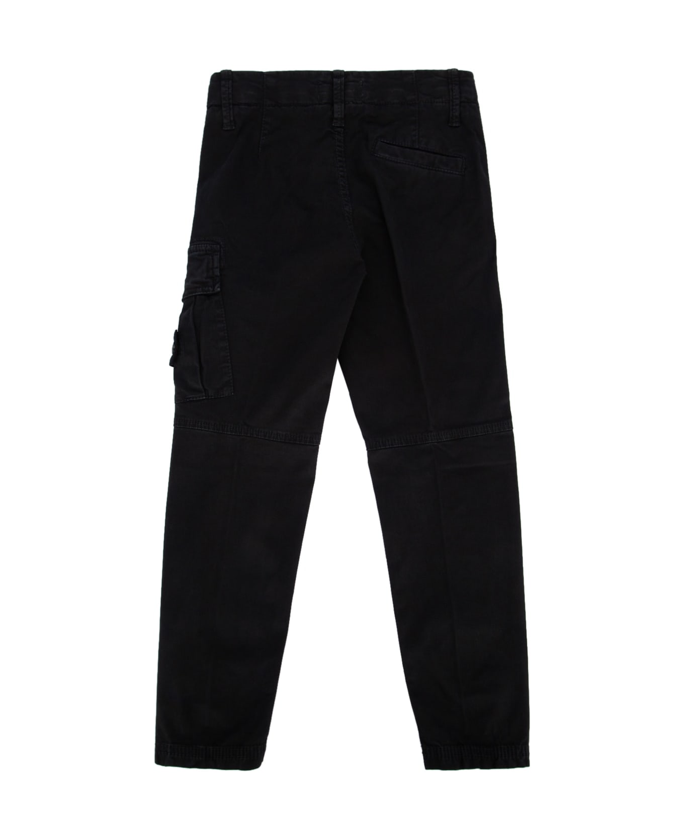 Stone Island Junior Pantalone Slim - BLACK