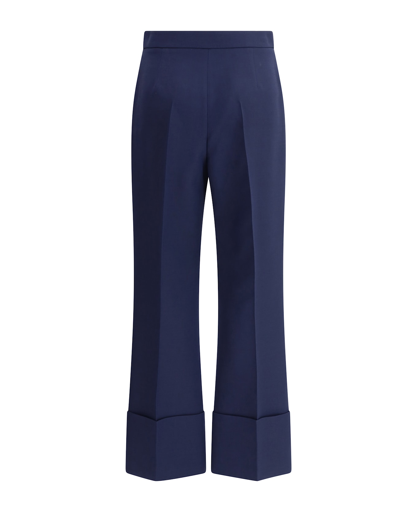 Valentino Garavani Virgin Wool Pants - Blue