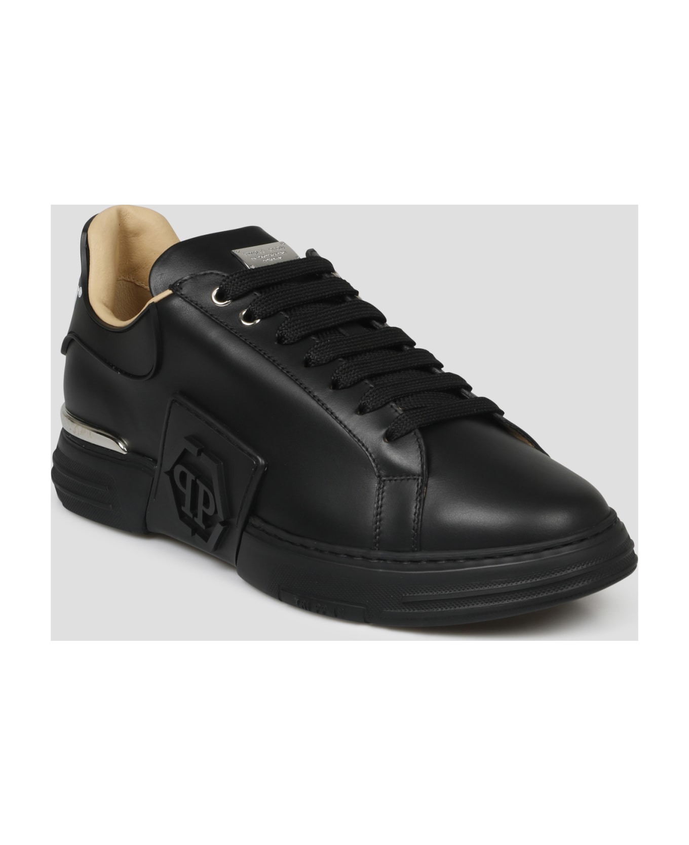 Philipp Plein Phantom Kick$ Low-top Sneakers - Black スニーカー