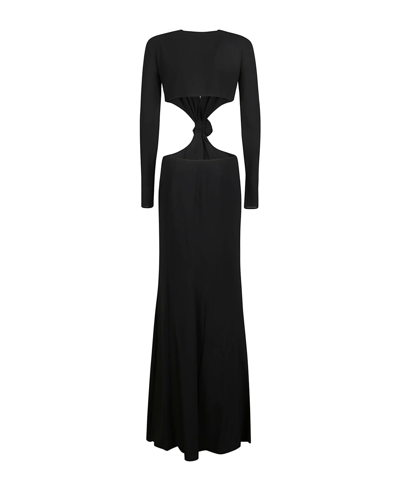 Blumarine Long Dress - Nero ワンピース＆ドレス