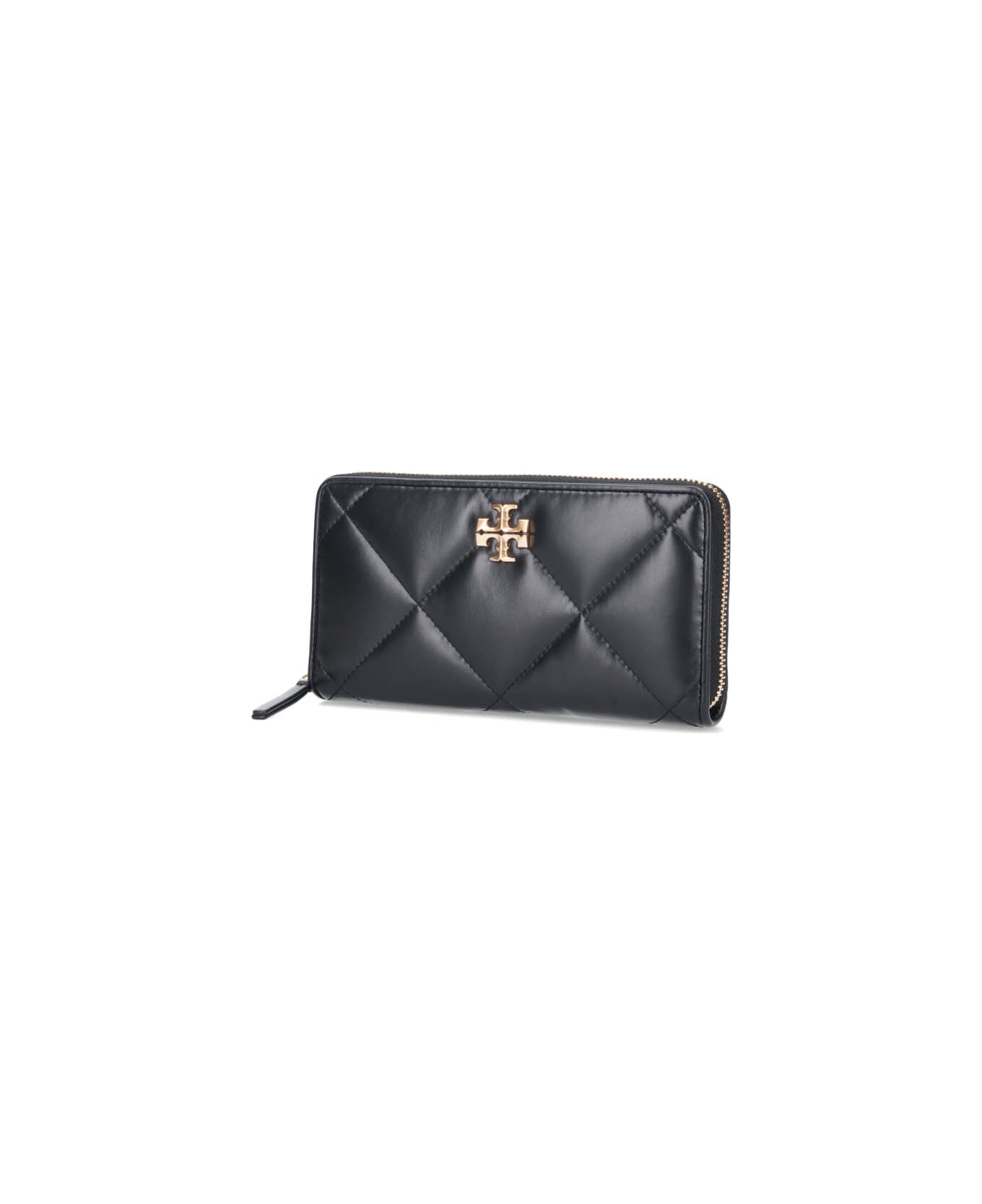 Tory Burch 'kira' Continental Zip Wallet - Black