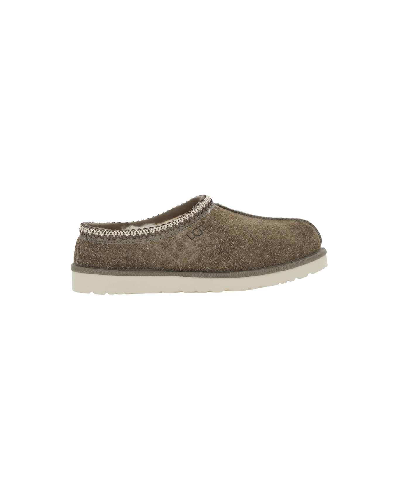 UGG 'tasman Shaggy' Brown Mule With Slip-on Design In Suede Man - Brown
