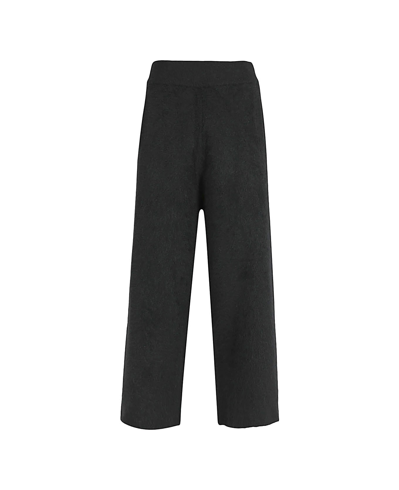 Majestic Filatures Knitted Trousers - Black