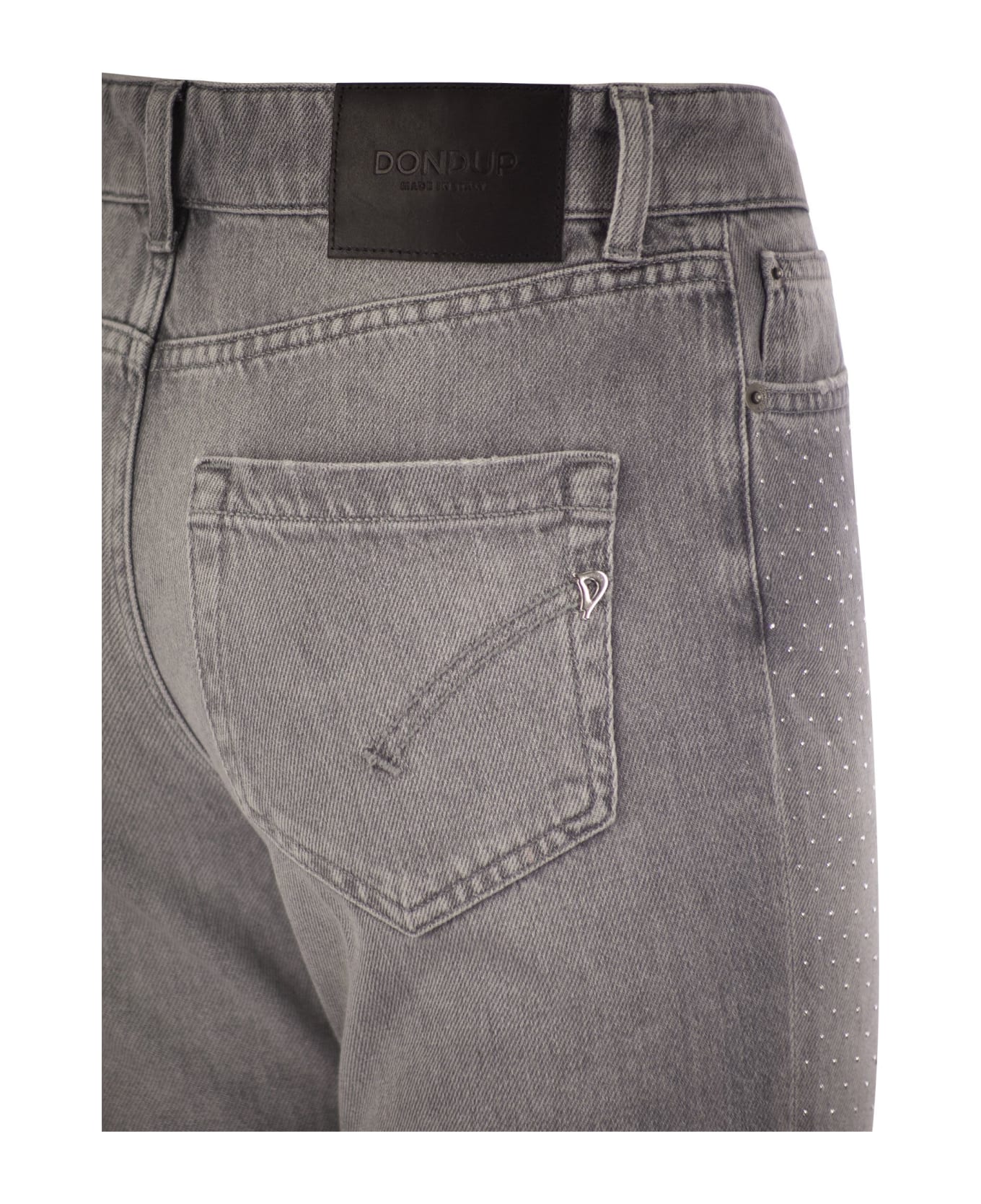Dondup Koons - Loose Cotton Jeans - Grey