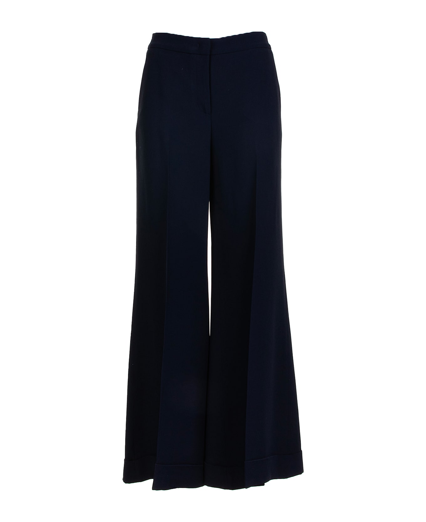 Via Masini 80 Trousers Blue - Blue
