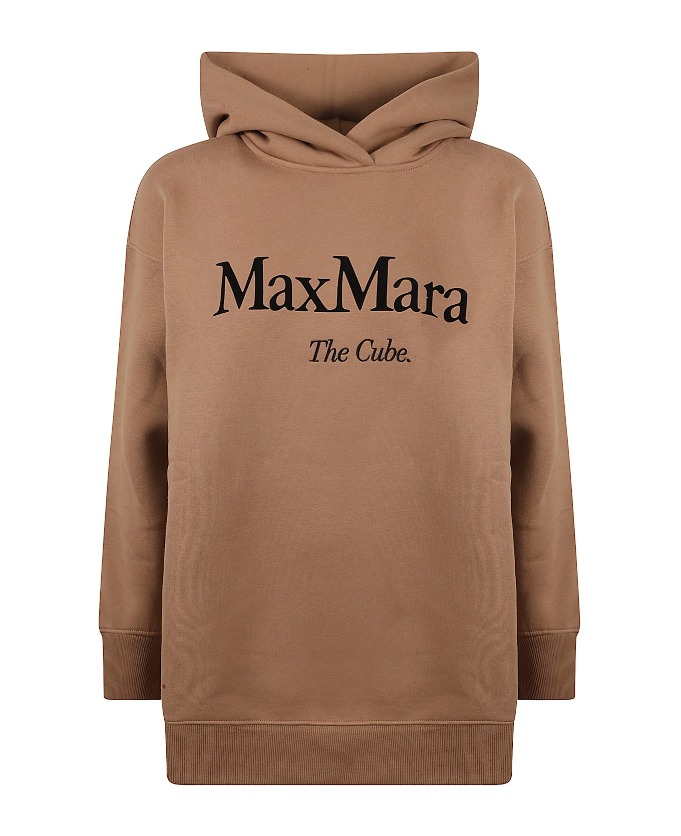
S Max Mara The Cube Hoodie - Camel