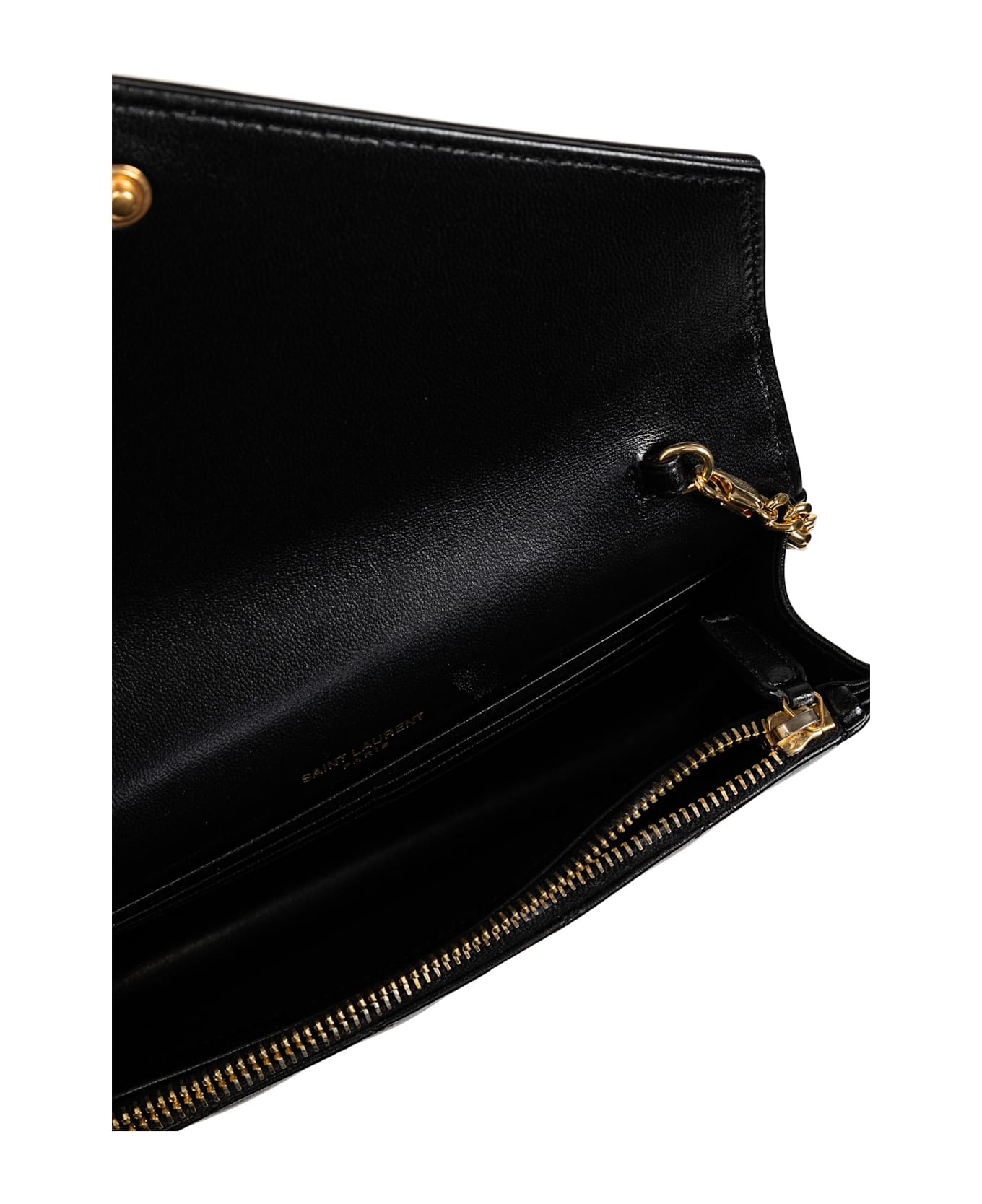 Saint Laurent Wallet On Chain Cassandre Envelope - Nero