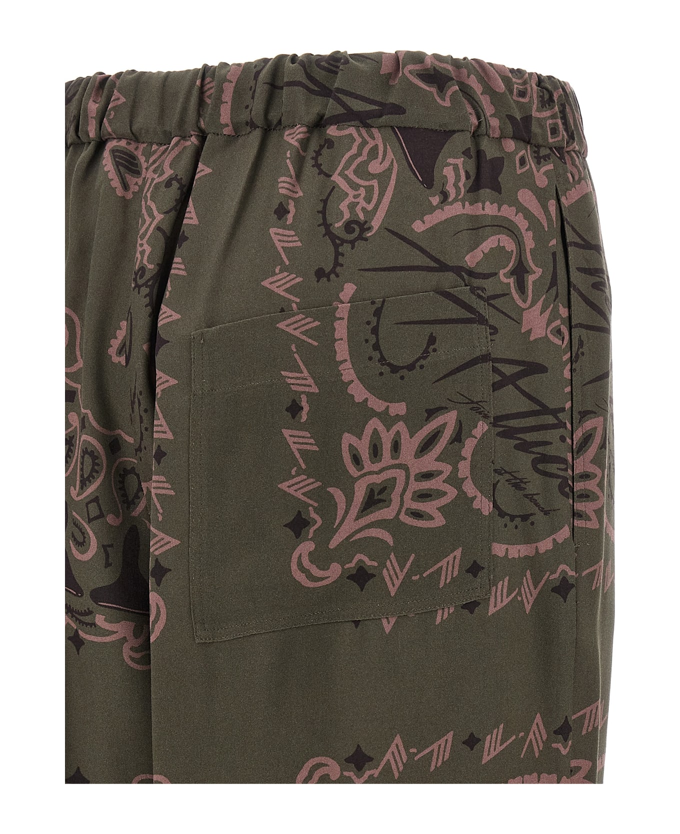 The Attico 
bandana
 Print Pants - Green