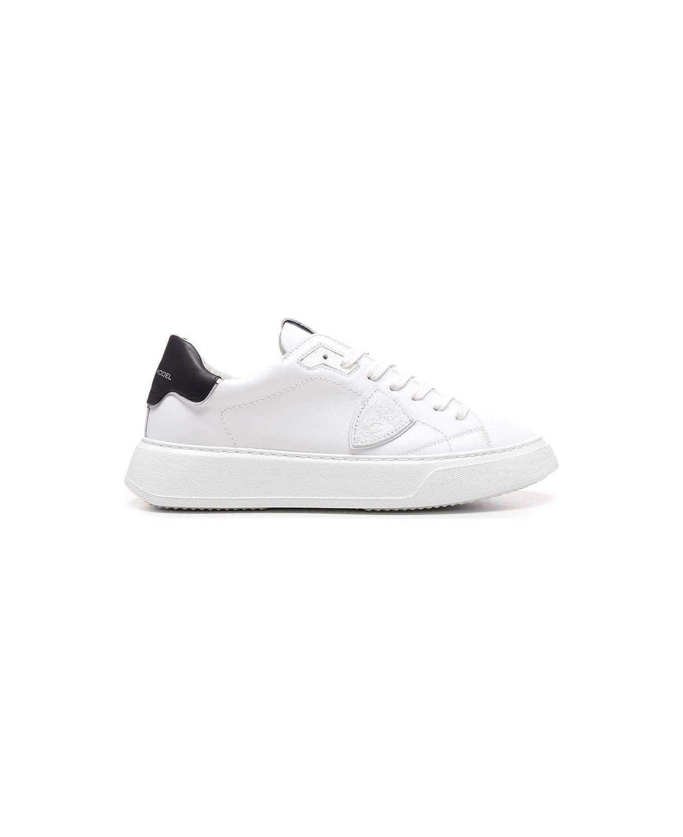 Philippe Model Temple Veau Sneakers - Bianco e Nero