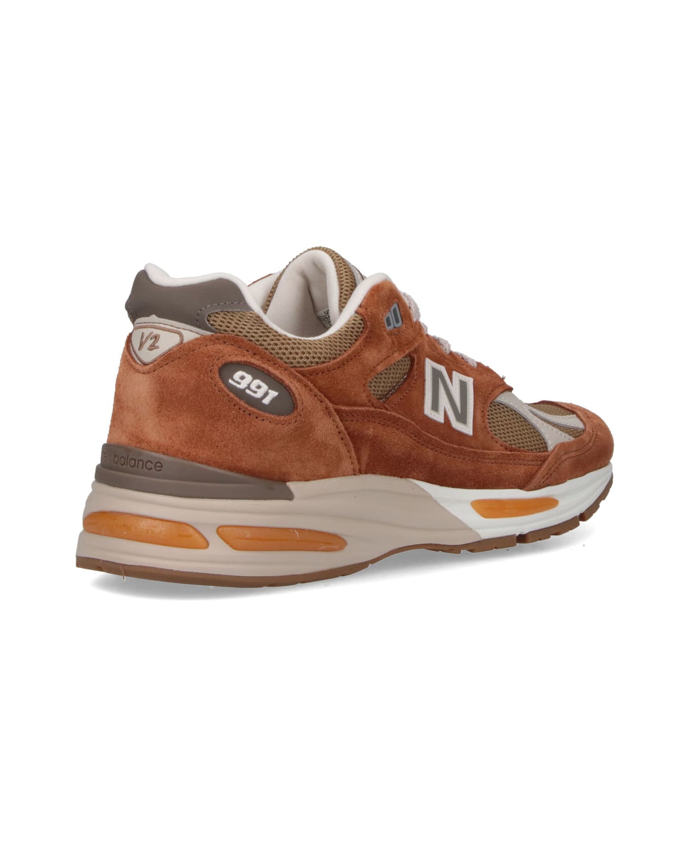 New Balance "made In Uk 991v2" Sneakers - Brown