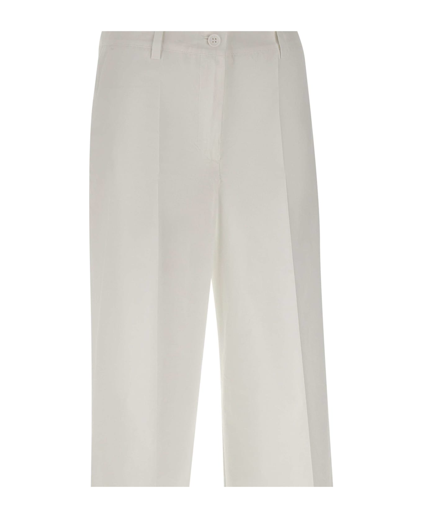 Parosh 'canyox24' Cotton Trousers - Bianco