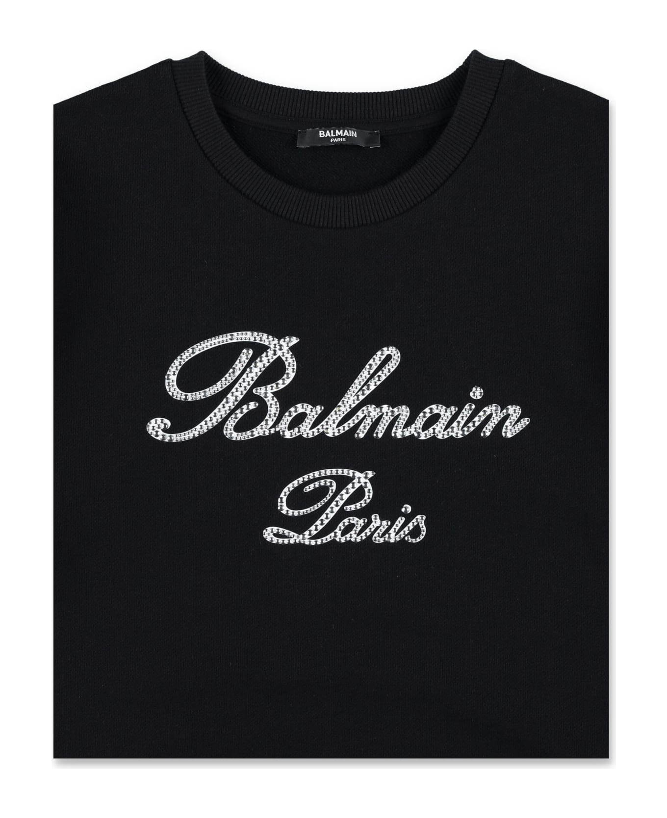 Balmain Kid - Sweatshirt - BLACK/SILVER