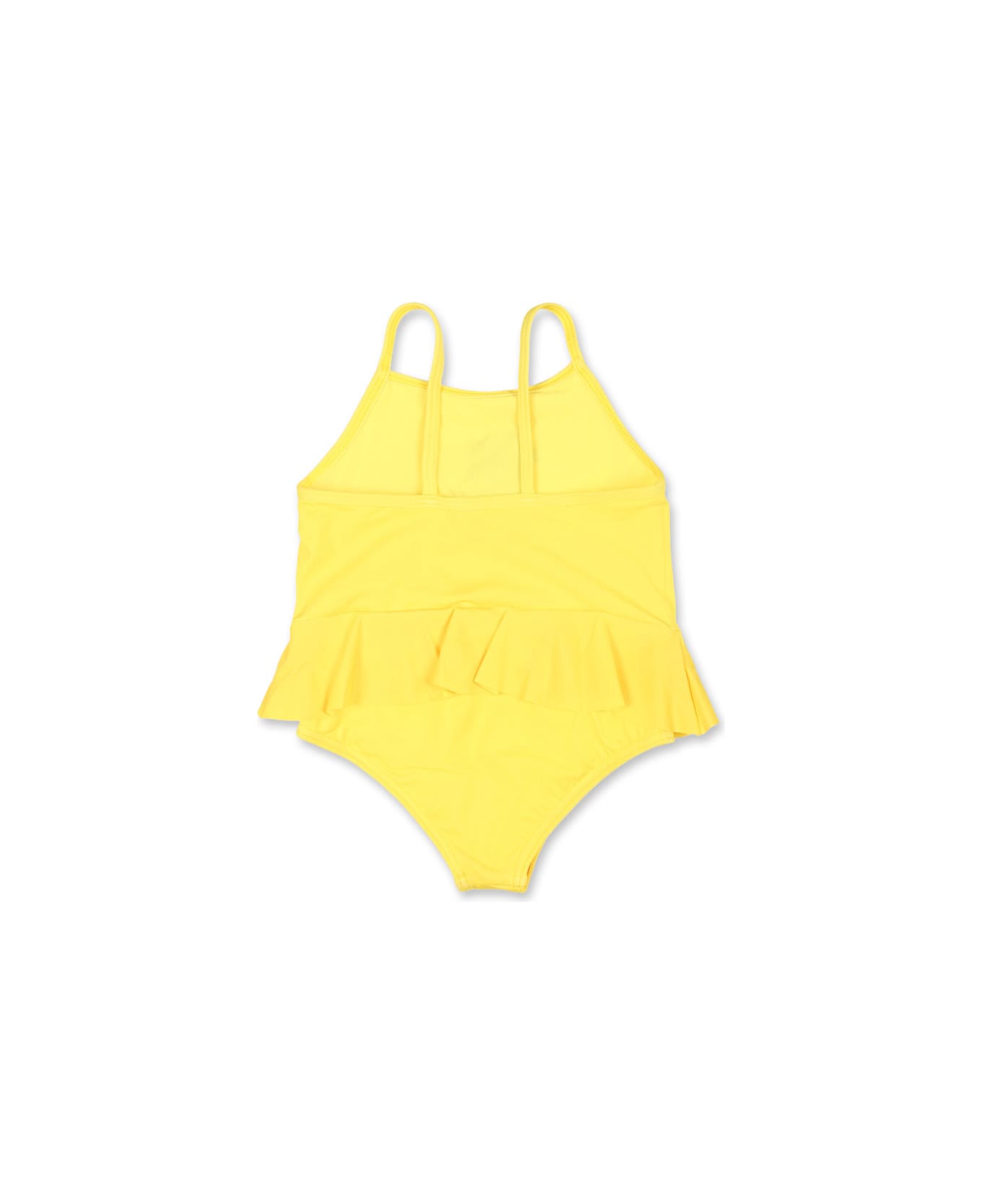 Moschino Yellow Swimsuit For Baby Girl With Teddy Bear - Yellow