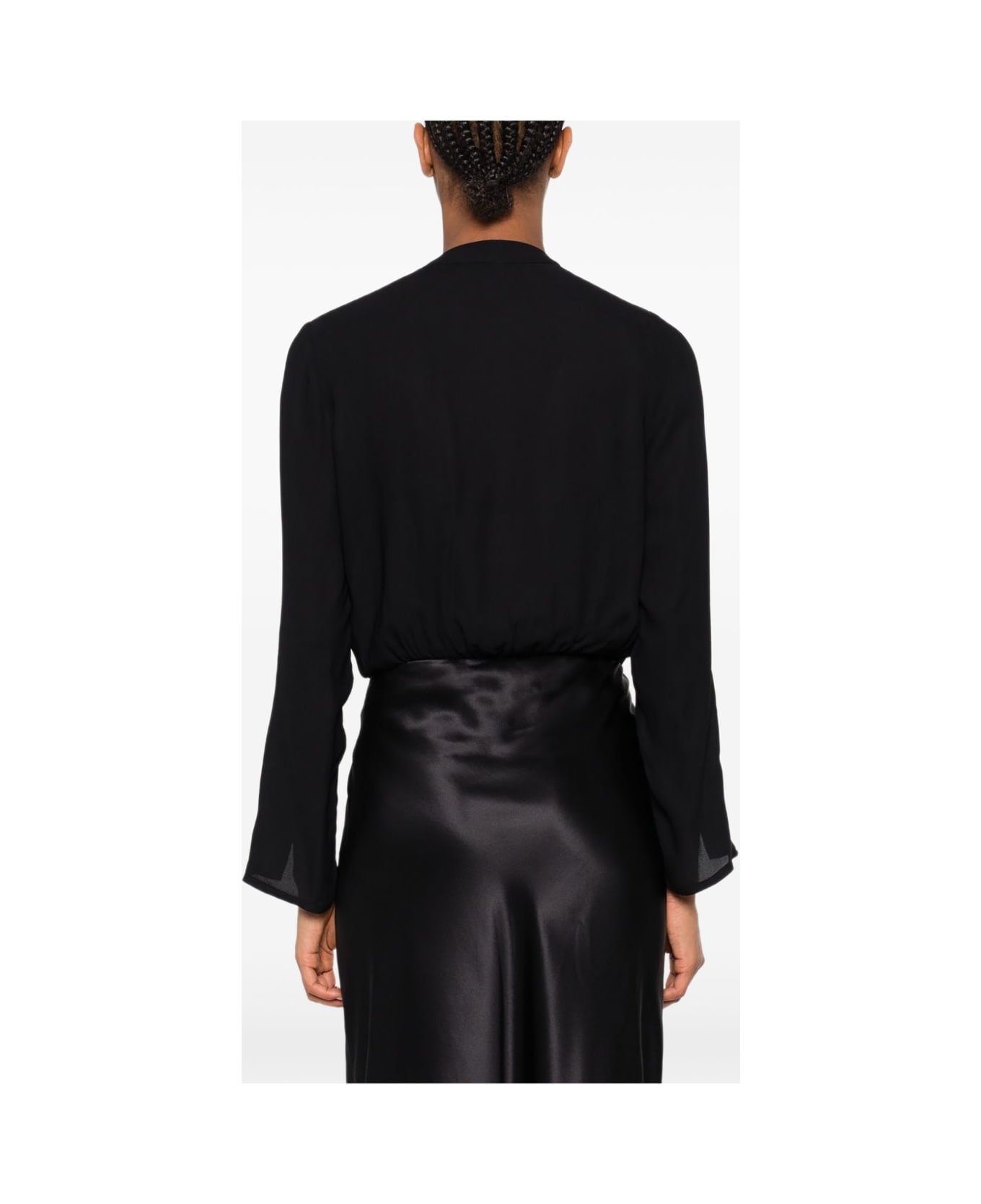 Elisabetta Franchi Long-sleeves Bodysuit - Black