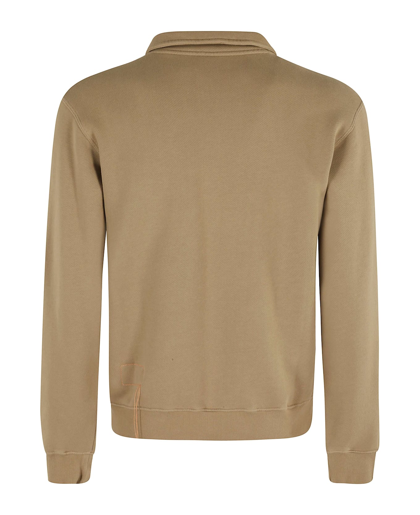 Fortela Woven Zip-up Sweatshirt - Tobacco Tob