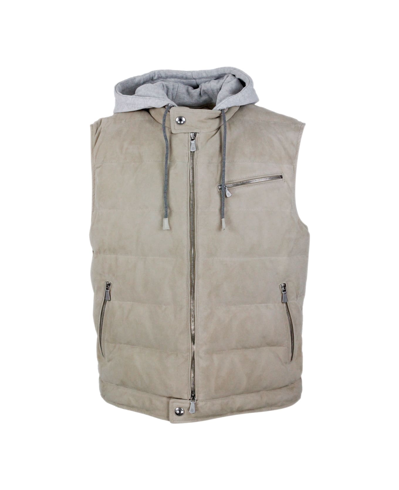 Eleventy Vest - Dove Grey