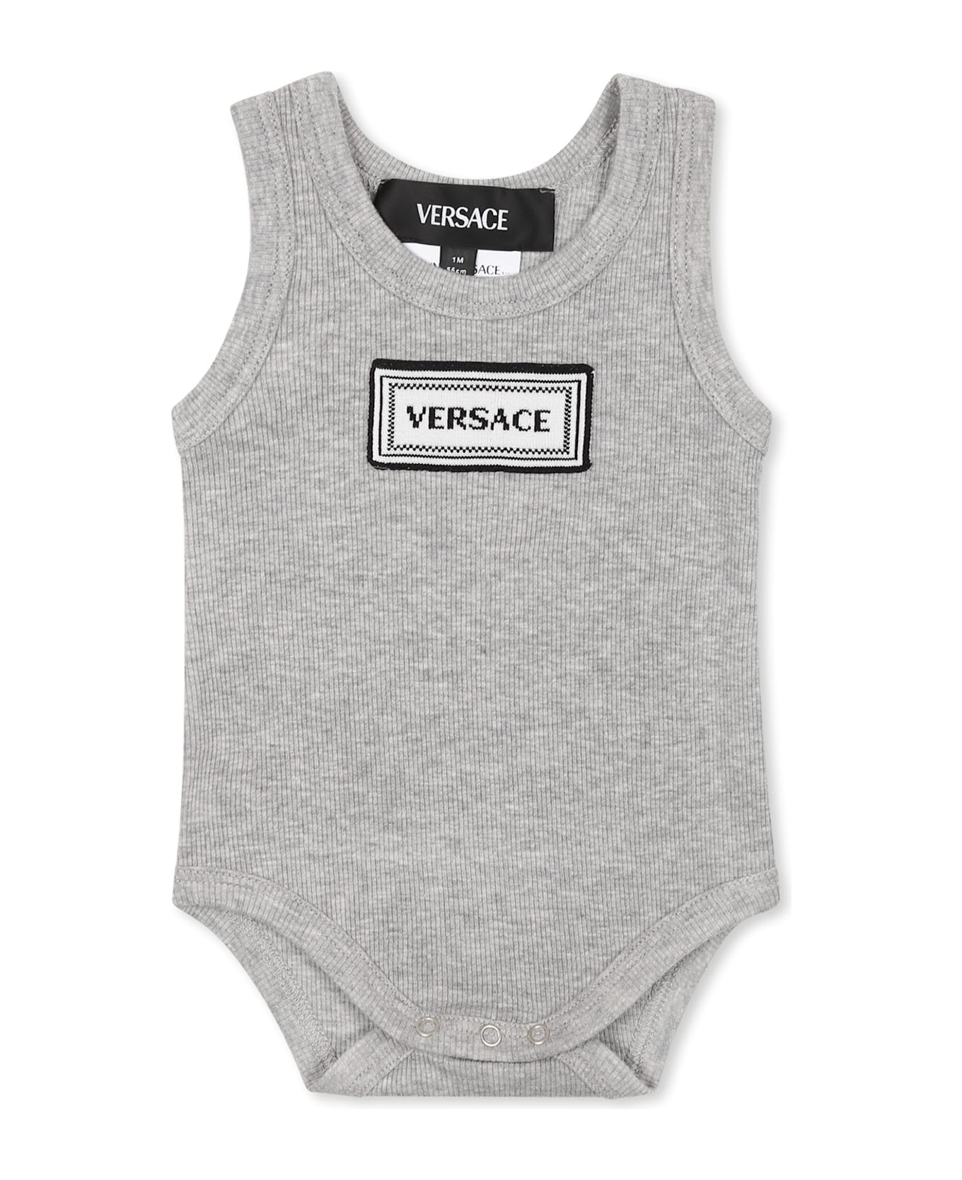 Versace Multicolor Body Set For Babykids With Logo - Multicolor