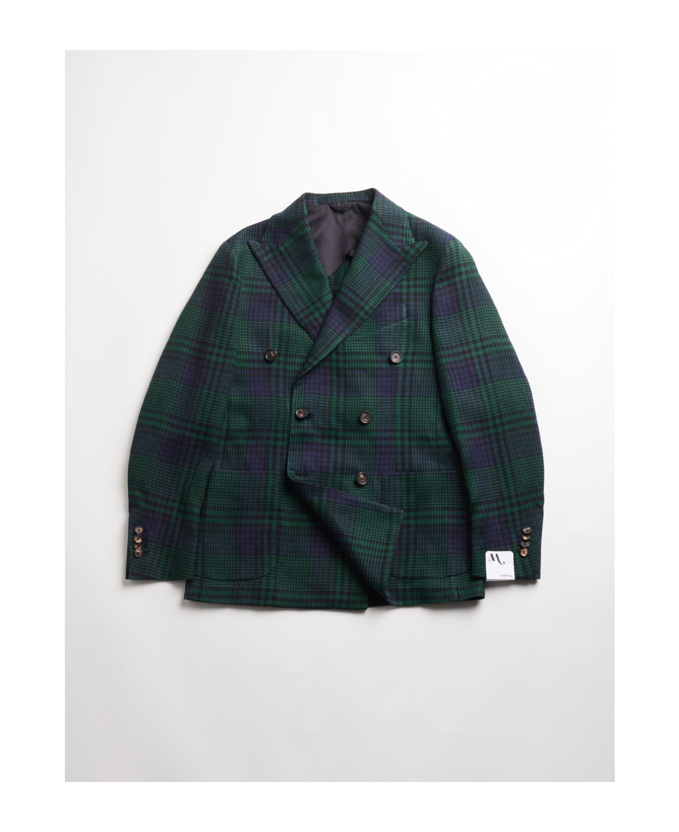 doppiaa Aaradeo Tartan Double-breasted Jacket
